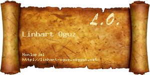 Linhart Oguz névjegykártya